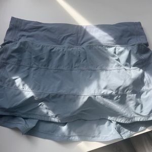 Lululemon pace rival blue skirt